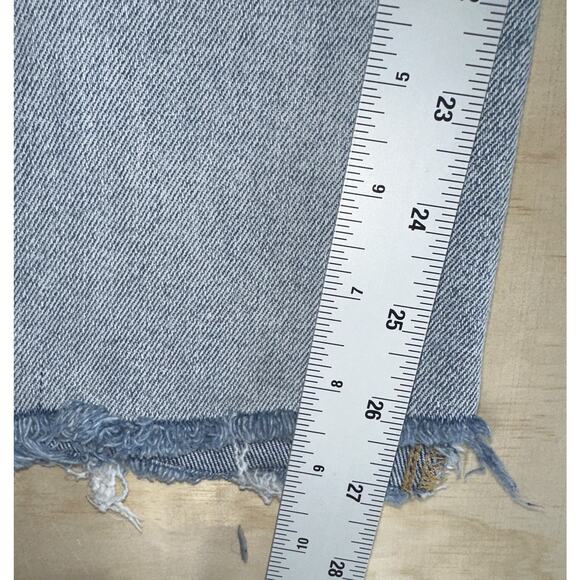 Kensie Jeans The Savannah Flare Jeans Women’s 10/30 Light Wash Raw Hem - Picture 9 of 9